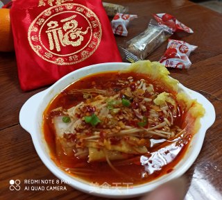 蒜蓉辣酱蒸金针菇娃娃菜的做法
