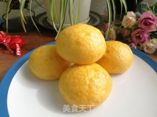 南瓜坚果板油糖馒头的做法