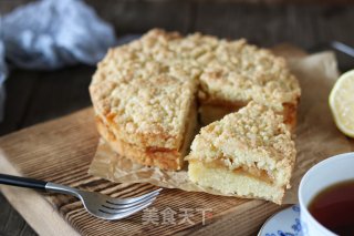 苹果酥粒蛋糕apple crumble  cake的做法