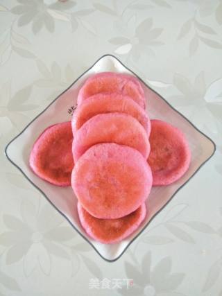 火龙果发面豆沙饼的做法