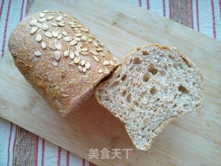 无糖无油全麦面包的做法