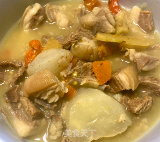 萝卜炖羊肉的做法