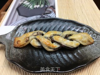 蜜红豆辫子酥（简易手抓饼版），外酥内软，美味又简单的做法