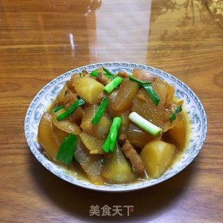 蒜烧萝卜的做法