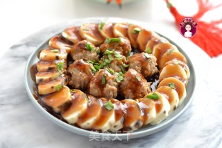 蒸蒸日上——蒸山药肉丸的做法