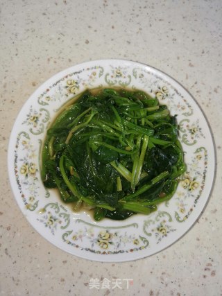 清炒菠菜的做法