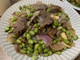 豆子洋葱烧牛肉的做法