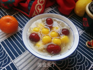 红枣银耳南瓜圆子的做法