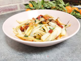 五花肉炒白菜梗的做法