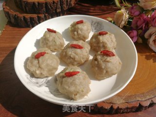 蒸芋泥肉丸的做法