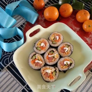 韩式辣酱寿司????的做法