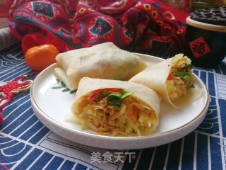 春饼卷菜的做法