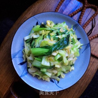 蚝油包菜的做法
