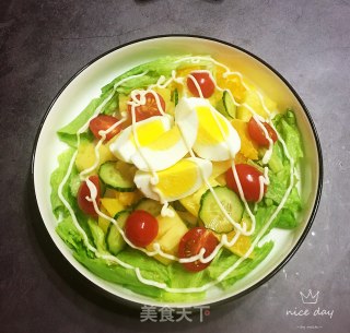 果蔬鸡蛋沙拉