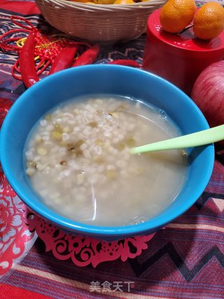 绿豆洋薏仁汤的做法
