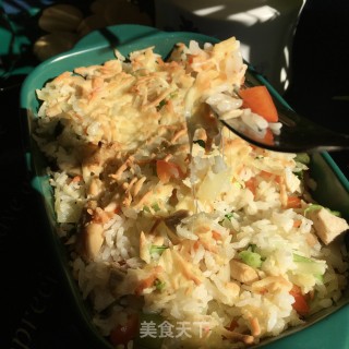 鸡肉焗饭