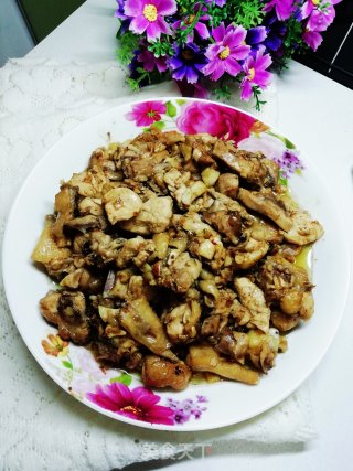 肉菜——沙姜炒鸡