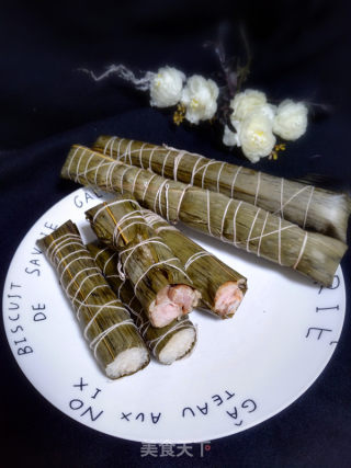 竹筒形粽子的做法
