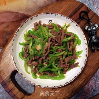 青椒炒牛肉的做法