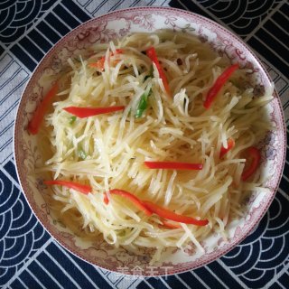 红椒炒土豆丝的做法