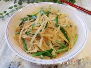 韭菜炒土豆丝的做法