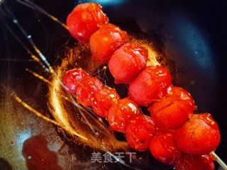 冰糖葫芦的做法