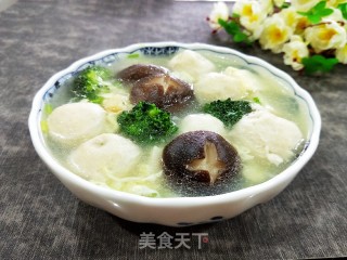 丸子豆腐蔬菜汤的做法