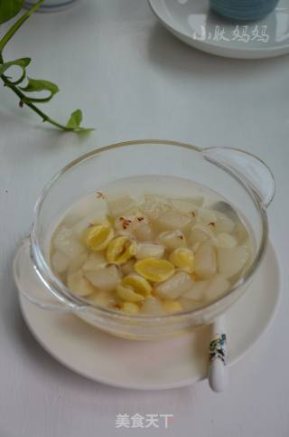 生梨荸荠白果汤的做法