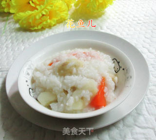胡萝卜荸荠大米粥的做法