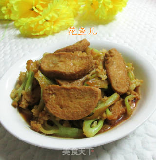 花菜烧小素鸡的做法