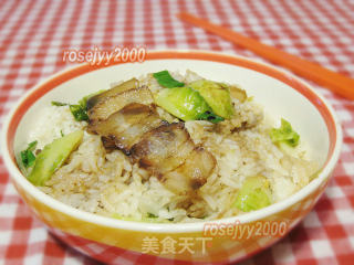 家庭腊肉菜饭--米饭