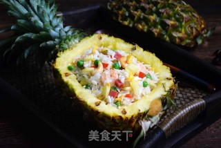 菠萝炒饭的做法