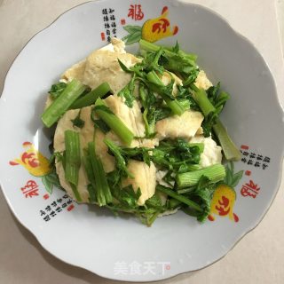 香芹香煎豆腐的做法