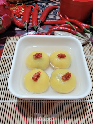 红豆馅南瓜汤圆的做法