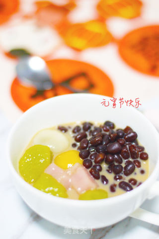 奶茶红豆汤圆