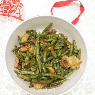 油豆角炖(熬）肉的做法