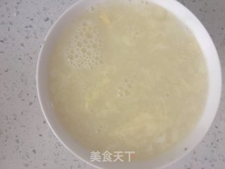 碎米蛋花粥的做法