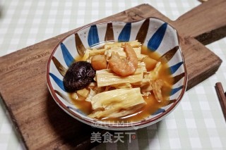 鲜味卤支竹的做法