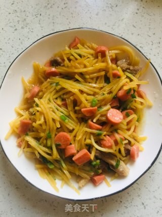 炒土豆丝的做法