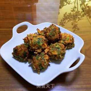 胡萝卜香菜丸子的做法