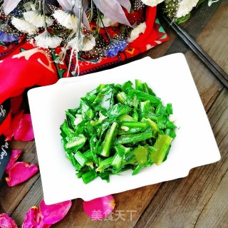 素炒油麦菜的做法