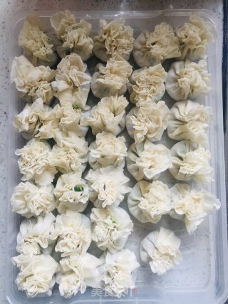 荠菜猪肉烧麦的做法