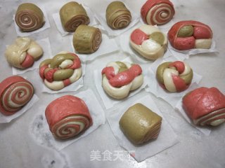 彩色馒头的做法