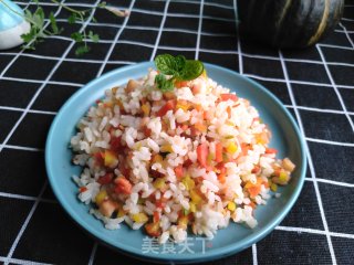 蔬菜炒饭的做法