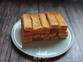 烤面包条的做法