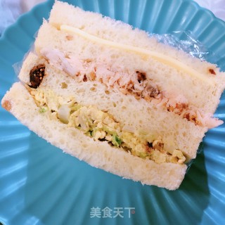 三文鱼三明治????的做法