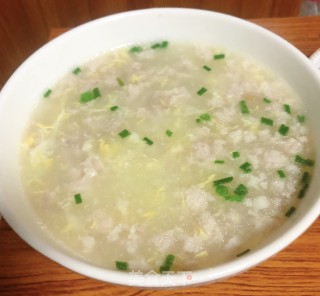 蛋花瘦肉粥的做法