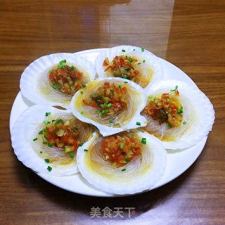 粉丝蒸扇贝的做法