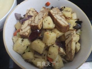 素炒馍丁的做法