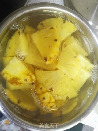 菠萝糖水的做法